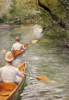 Gustave Caillebotte : Perissoires aka The Canoes